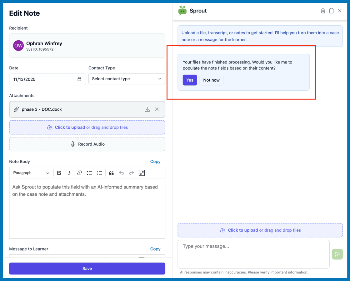 smarter file upload handling